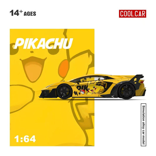 Cool Car Lamborghini Huracán GT3 EVO Pikachu Livery CC643833 1:64