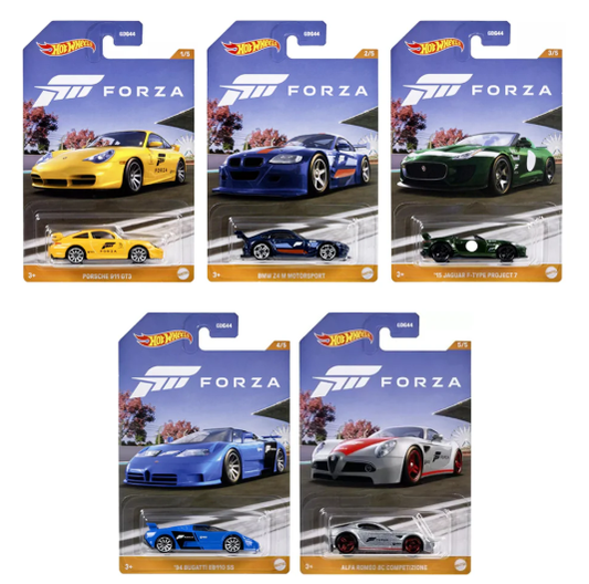 Hot Wheels Forza set of 5