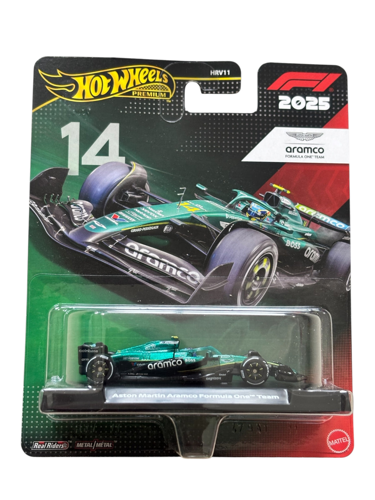 Hot Wheels Premium F1 - Aston Martin Aramco (#14)