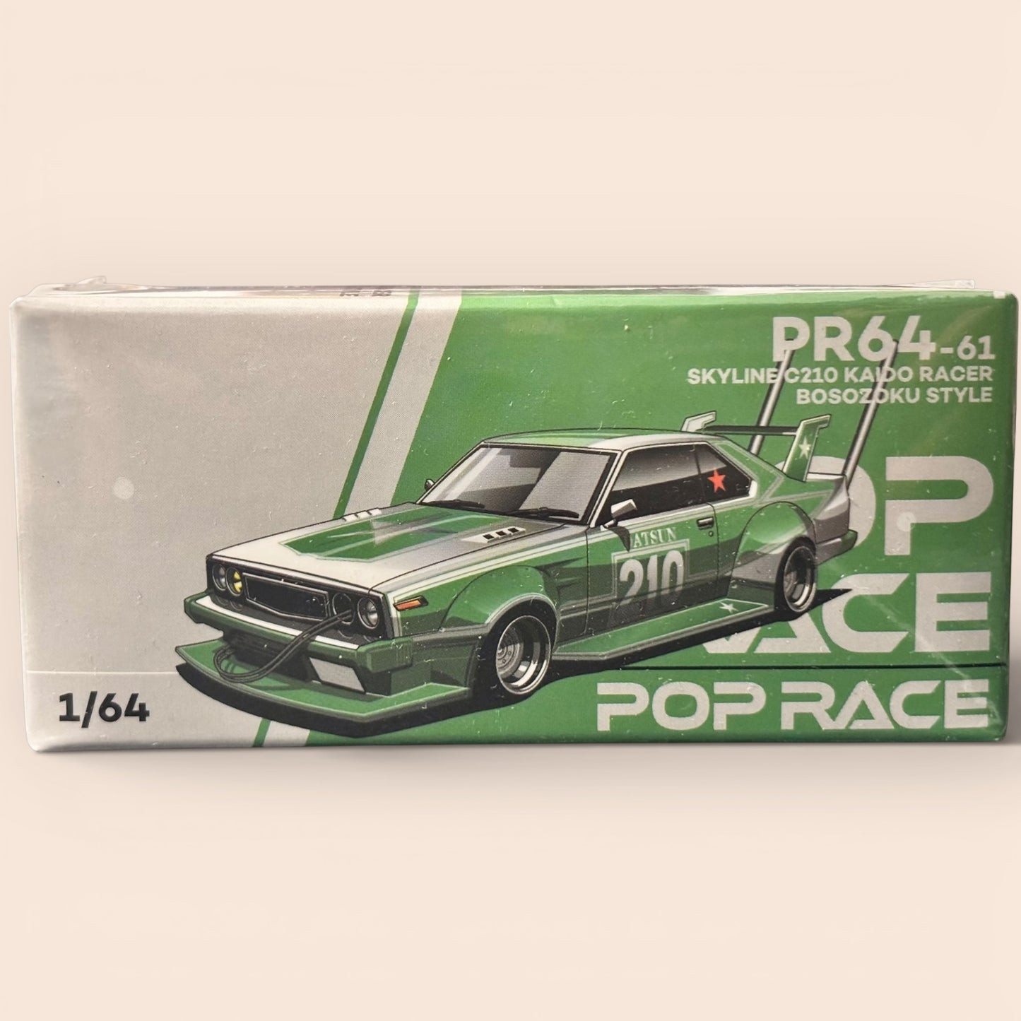 Pop Race Nissan Skyline C210 Kaido Racer Bosozoku style PR64-61