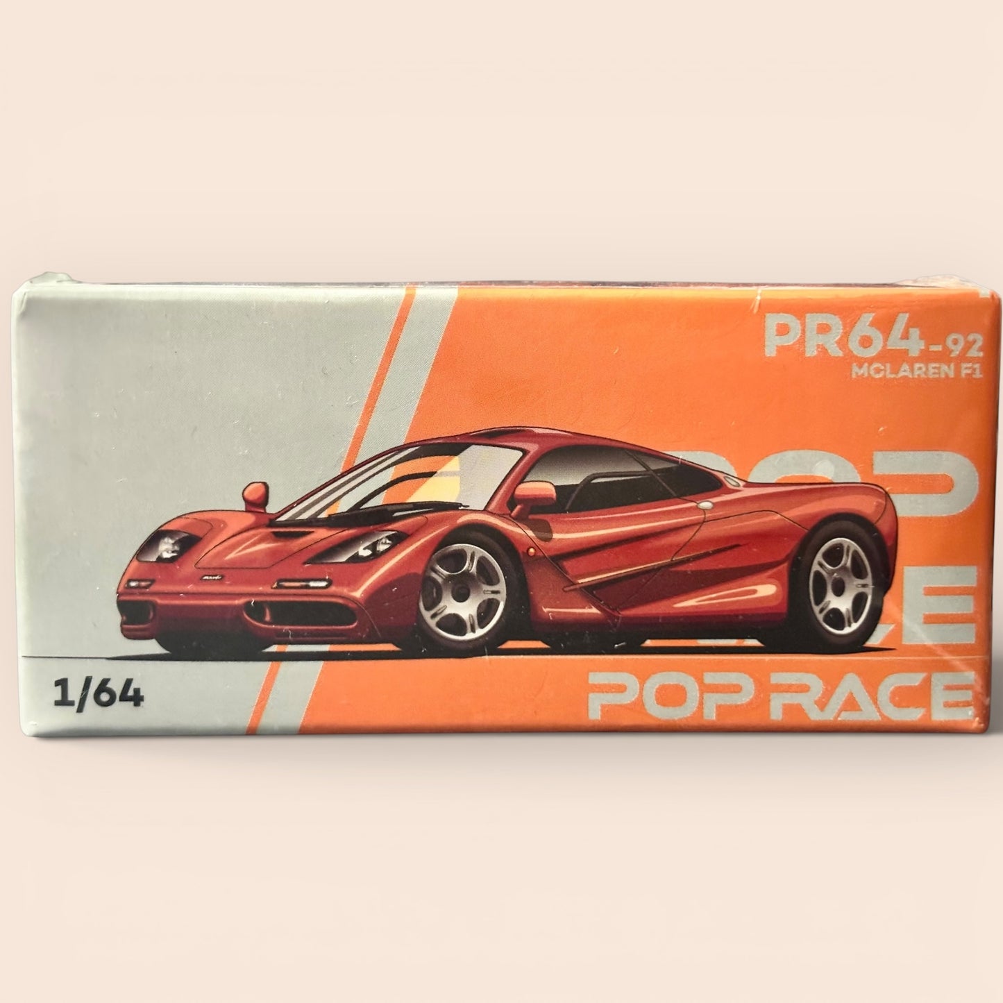 Pop Race Mclaren F1 Orange PR64-92