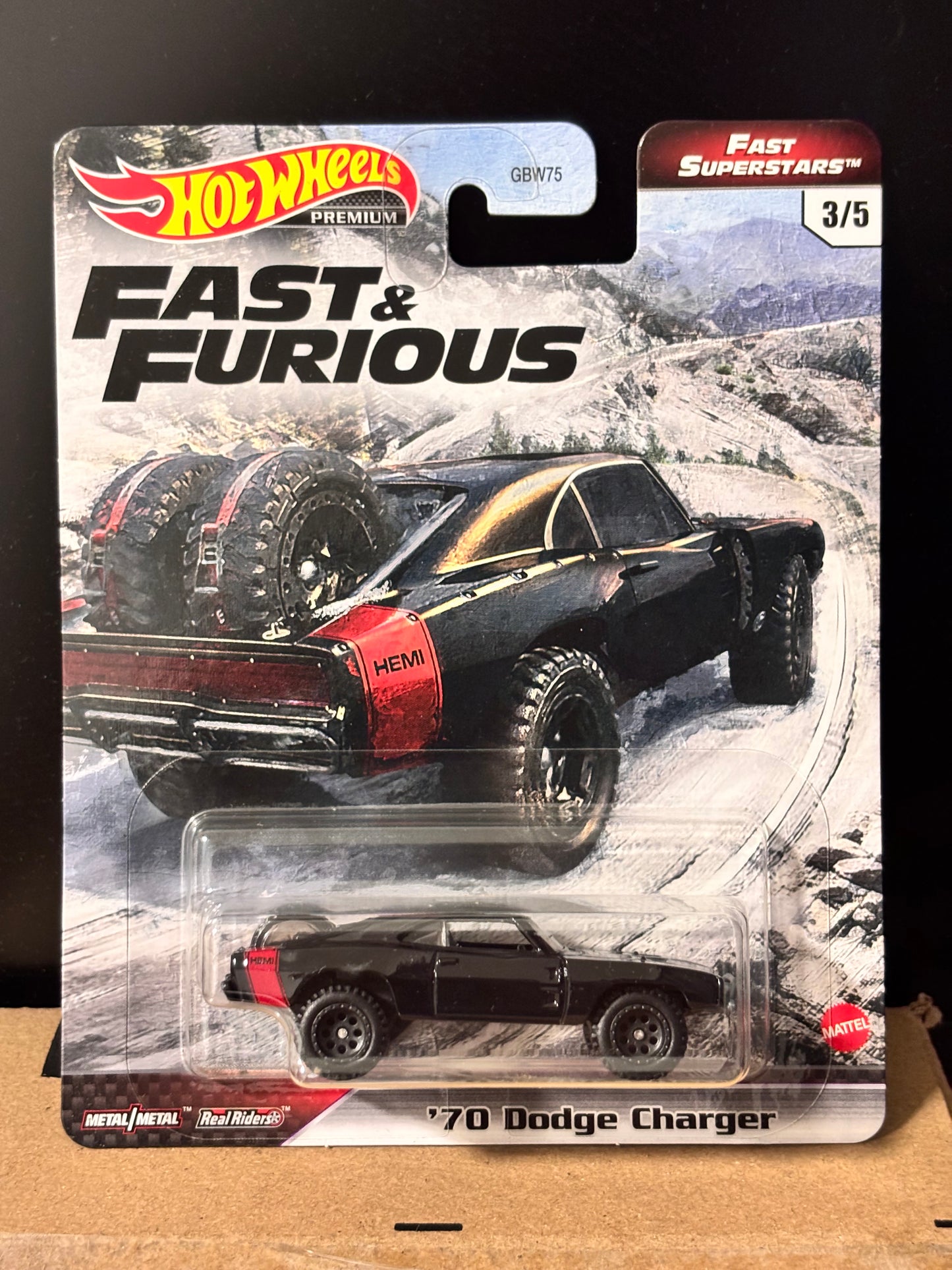 Hot Wheels Premium Fast and Furious fast superstars ‘70 Dodge Charger
