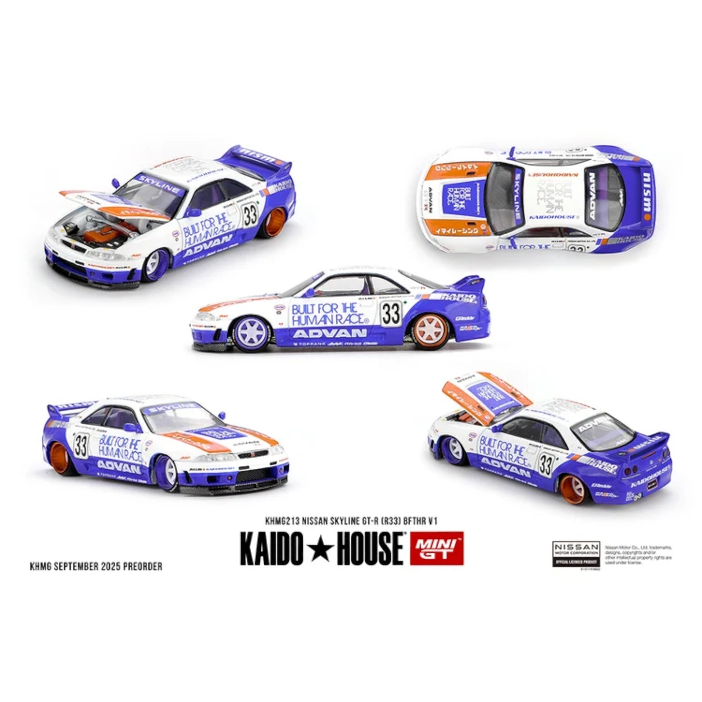 Kaido House KHMG213 Nissan Skyline GT-R (R33) BFTHR V1