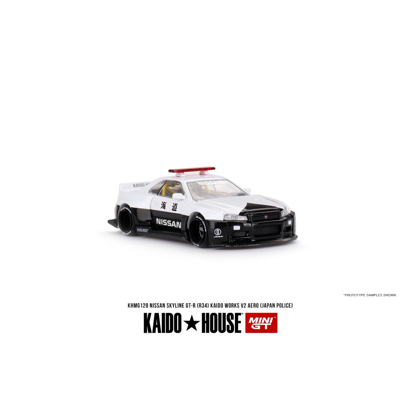 Kaido House KHMG120 Nissan Skyline GT-R R34 Kaido Works (V2 Aero) Police