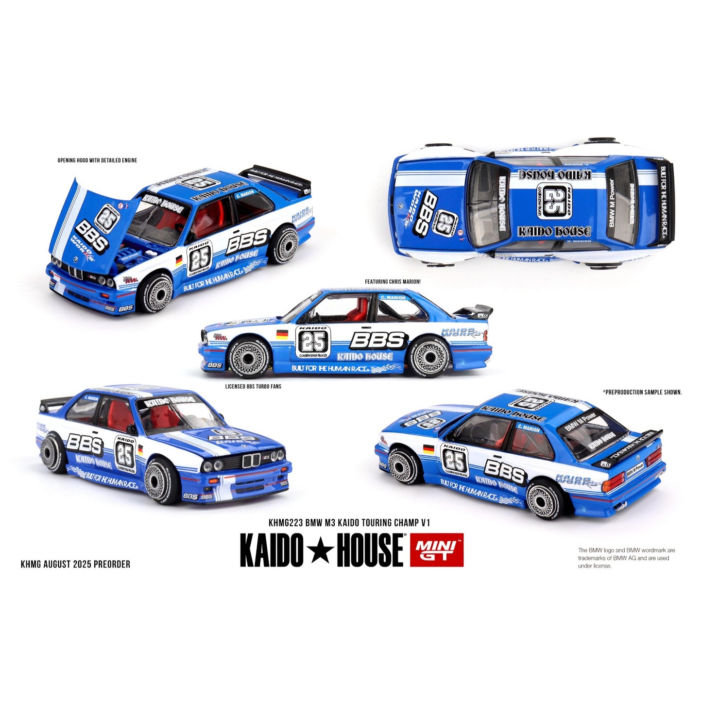 Kaido House KHMG223 BMW M3 Kaido Touring Champ V1