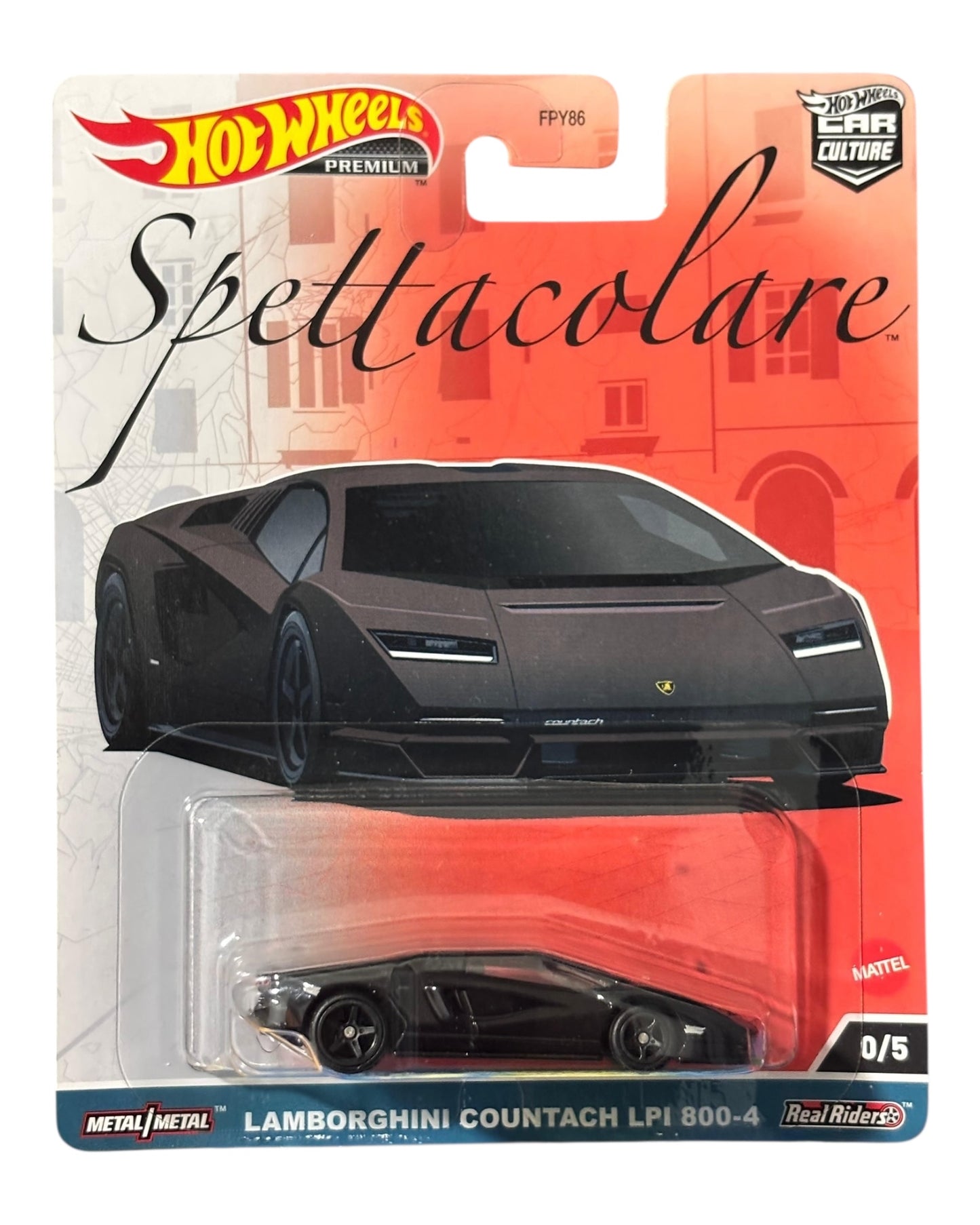 Hot Wheels Premium Lamborghini Countach LPI 800-4 Chase