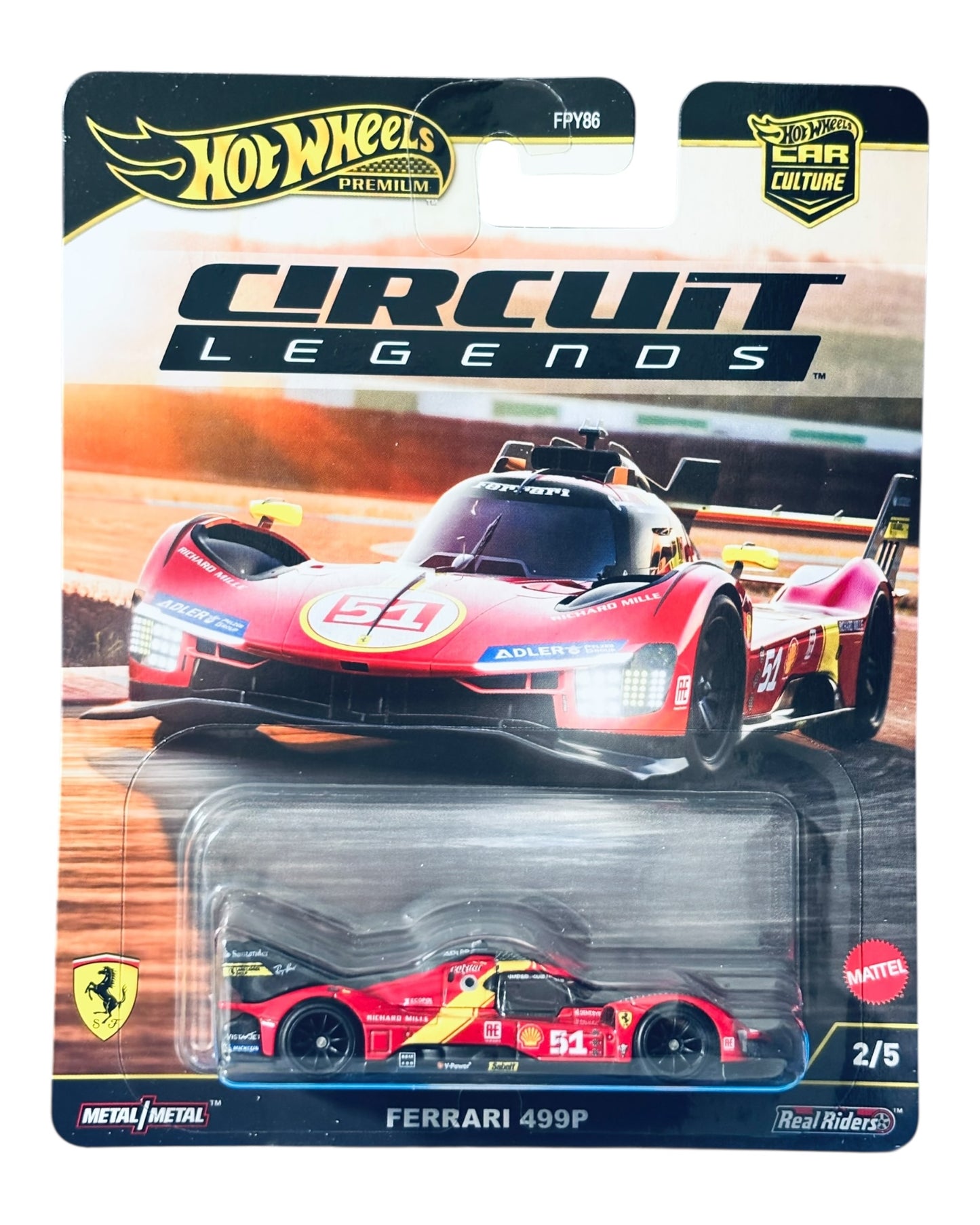 Hot Wheels Premium Circuit Legends Ferrari 499P