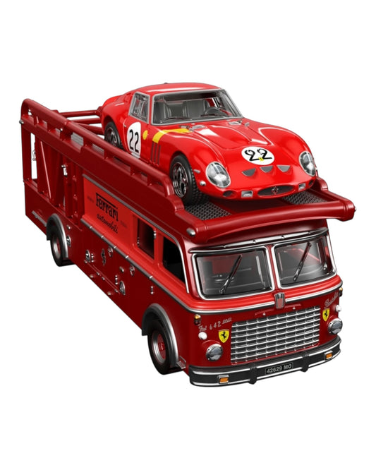 Hot Wheels Premium Ferrari 250 GTO & Fiat 642 RN2 Bartoletti Transporter