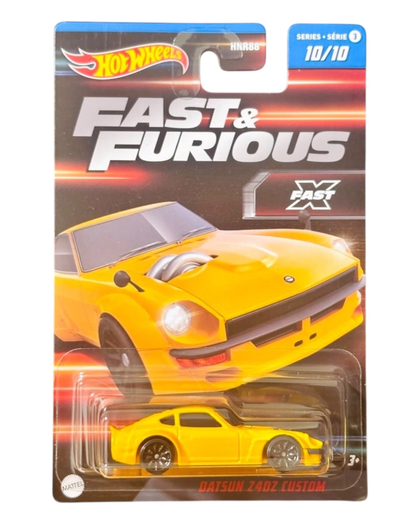 Hot Wheels Silver Series Datsun 240Z Custom toy car from Fast and Furious series 3