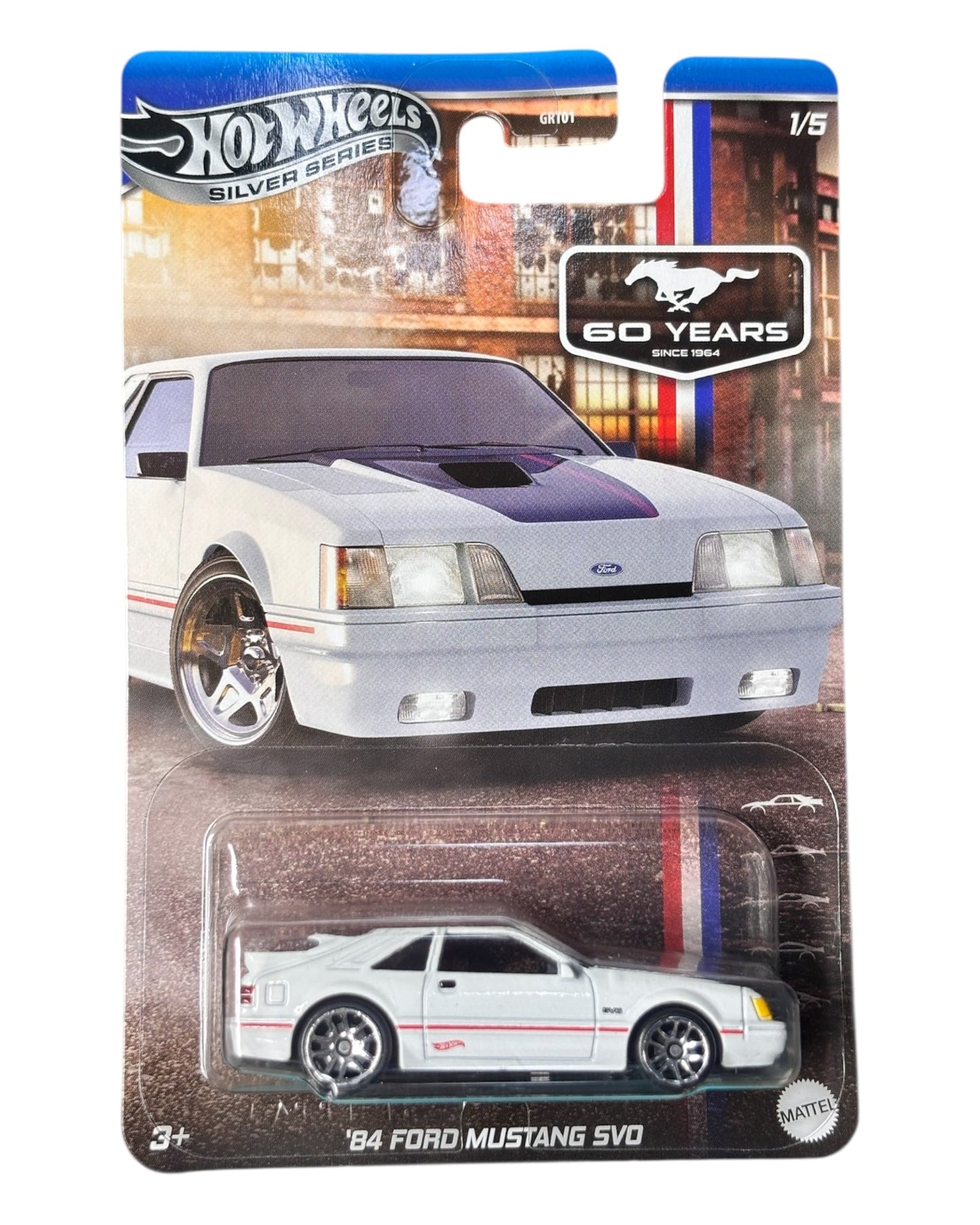 Hot Wheels Mustang 60 years 84 Ford Mustang SVO diecast car model