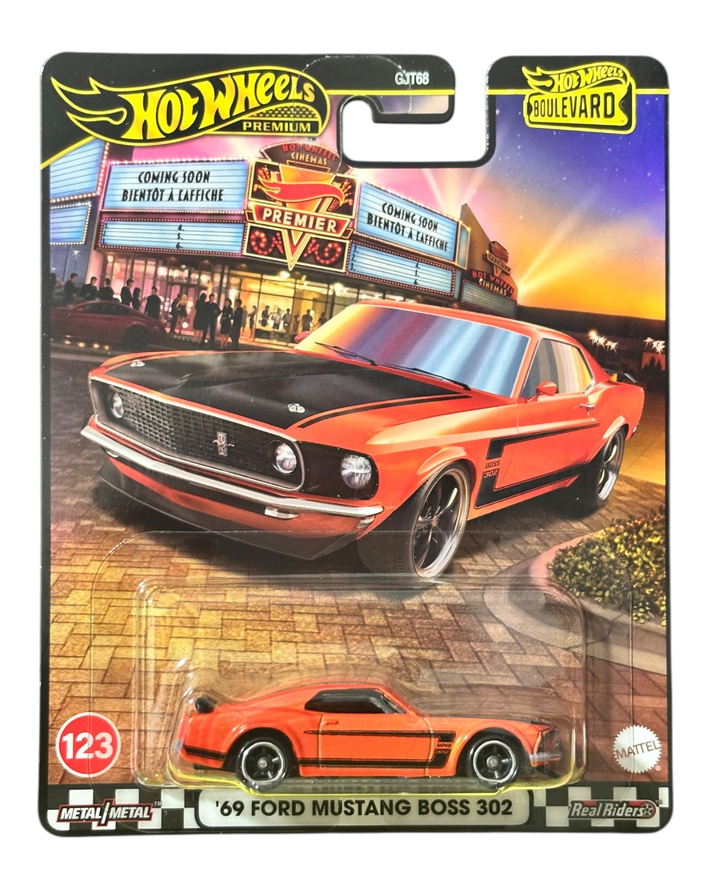 Hot Wheels Premium '69 Ford Mustang Boss 302