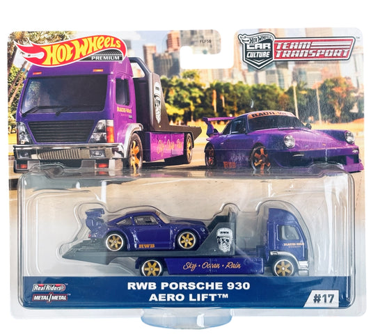 Hot Wheels Team Transport RWB Porsche 930 Aero lift