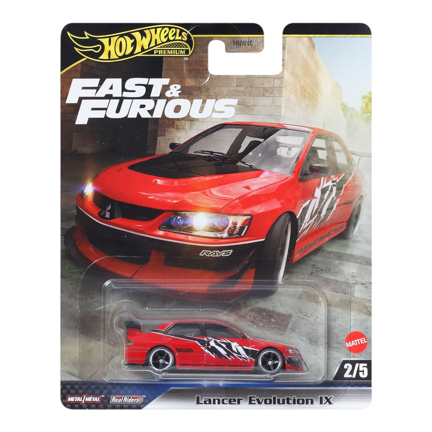 Hot Wheels Premium Fast and Furious Mitsubishi Lancer Evolution IX