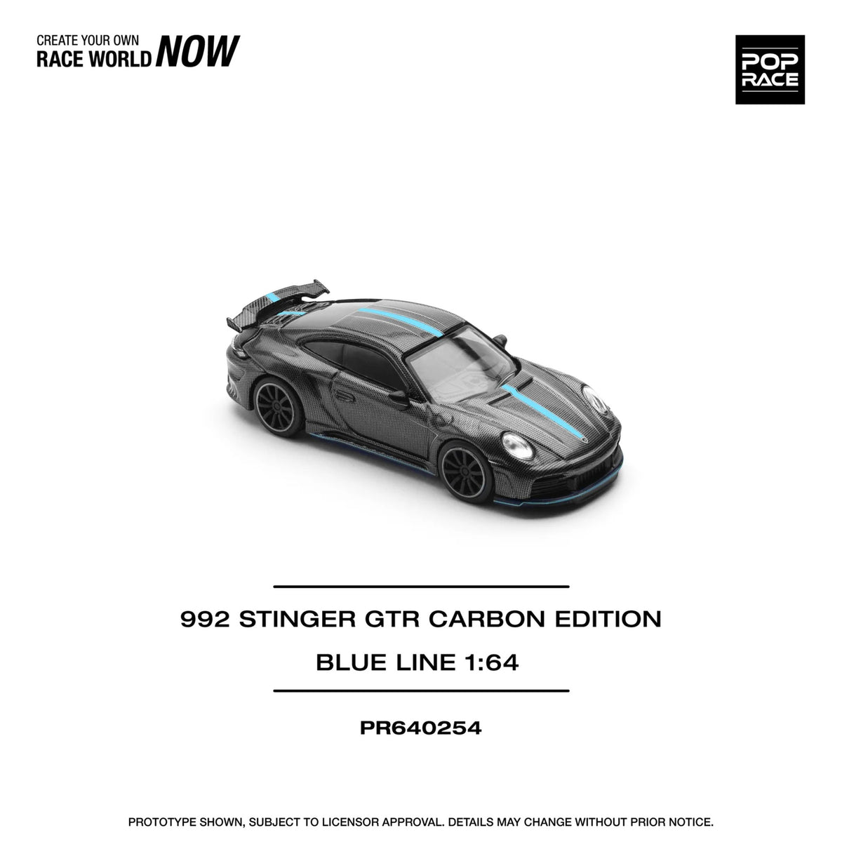 Pop Race Porsche 992 Stinger GTR PR64-254 1:64