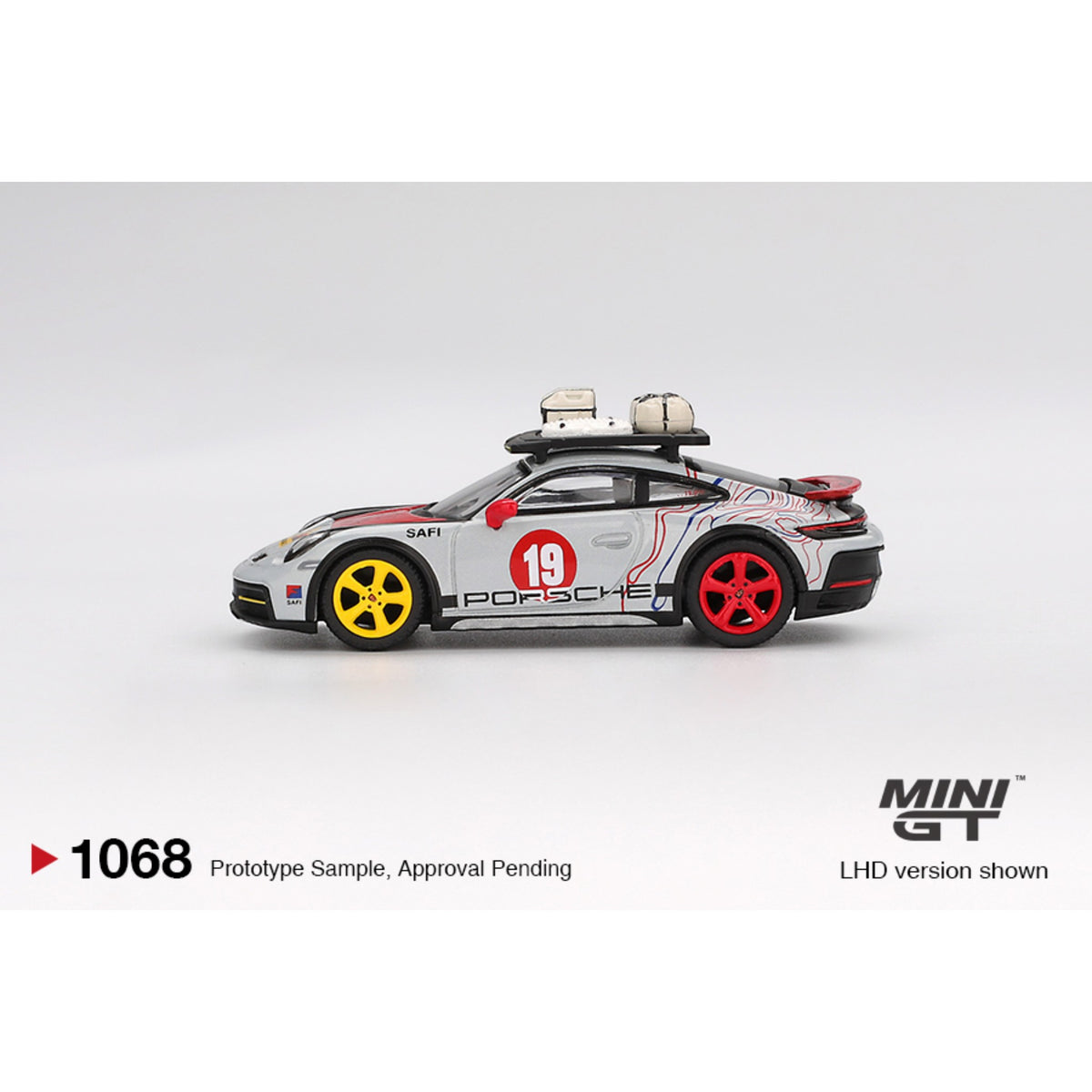 Mini GT Porsche 911 Dakar Uncle Rally #1068 1:64 | Boxed