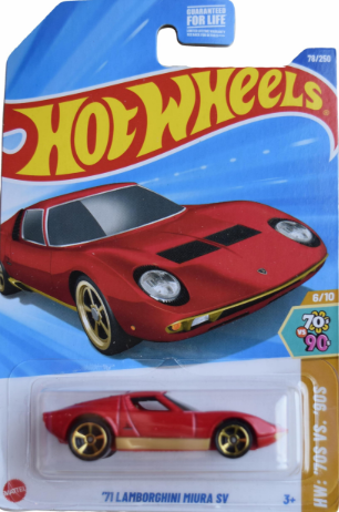 Hot Wheels mainline '71 Lamborghini Miura SV