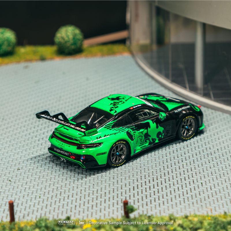 Tarmac Works x ixo Porsche 911 GT3 Cup 992 Fire Monkey Motorsport 1:64
