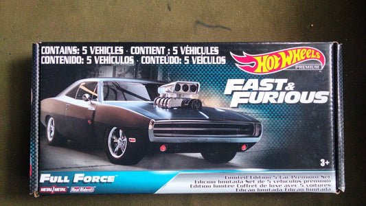 Hot Wheels Fast & Furious Full Force 5-Pack Sealed Premium Box Set 2020