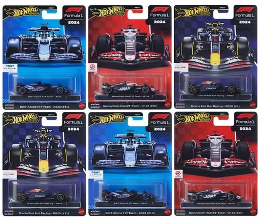 [Pre-Order Advance]: Hot Wheels Premium Formula 1 2025 set of 8 (1 case)