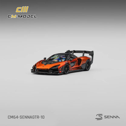 CM Model McLaren Senna GTR Volcano Orange 1:64