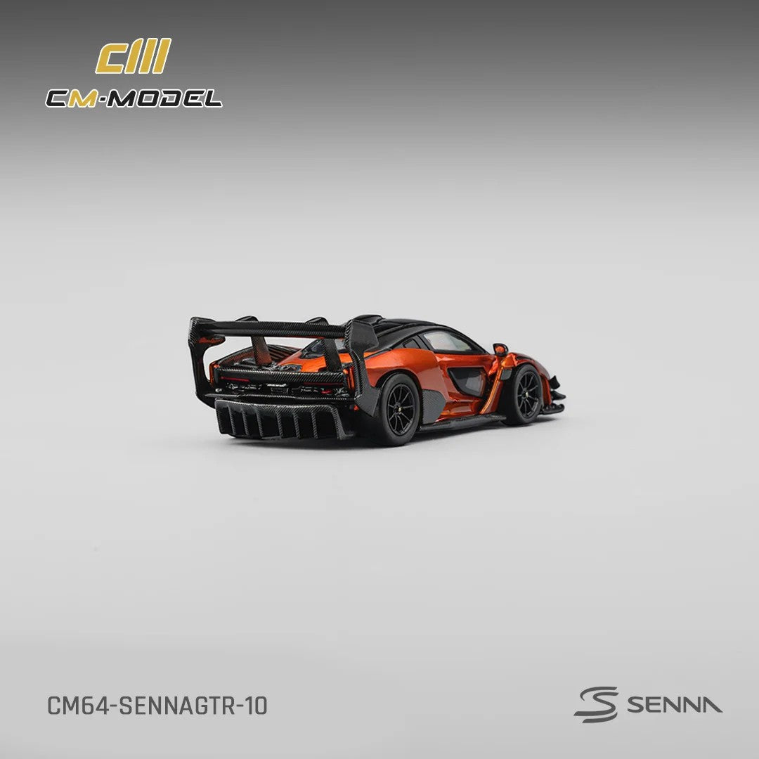 CM Model McLaren Senna GTR Volcano Orange 1:64