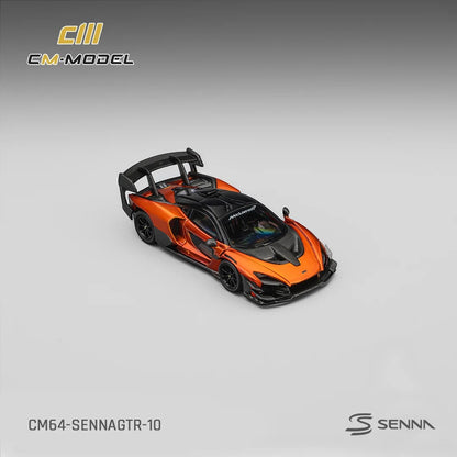 CM Model McLaren Senna GTR Volcano Orange 1:64