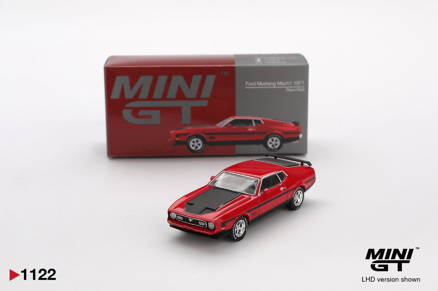 [Box] Mini GT Ford Mustang Mach1 1971 Race Red #1122