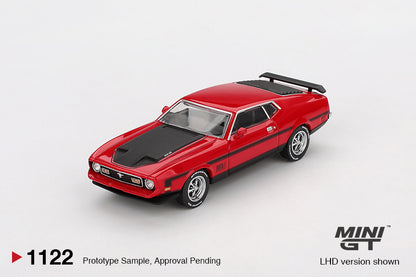 [Box] Mini GT Ford Mustang Mach1 1971 Race Red #1122