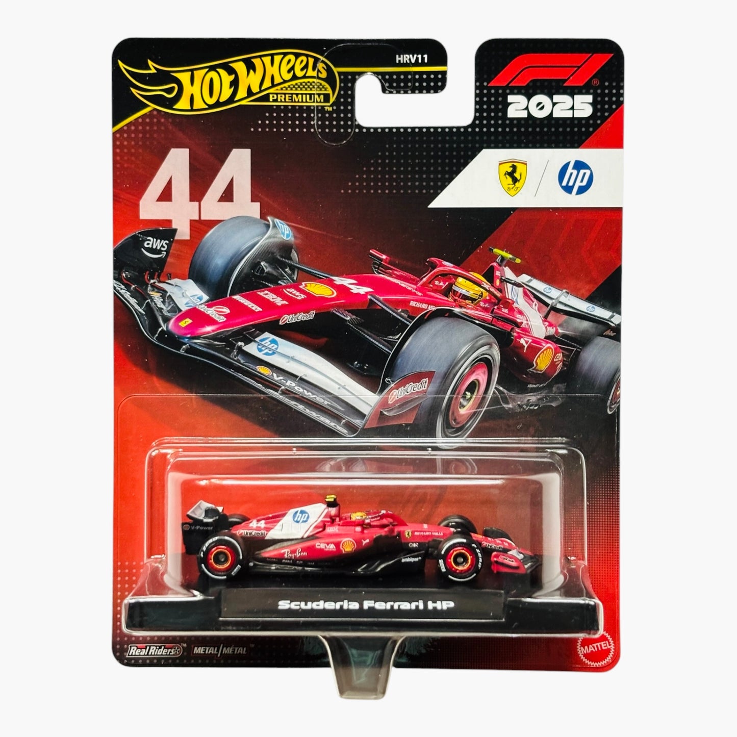 Hot Wheels Premium F1 - Scuderia Ferrari HP #44 Lewis Hamilton