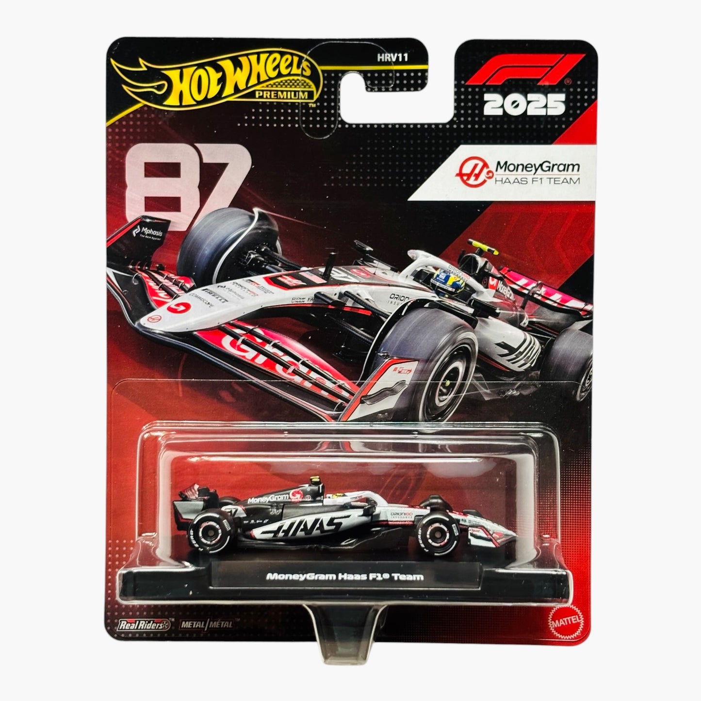 Hot Wheels Premium F1 - Moneygram HAAS F1 team - (#87)