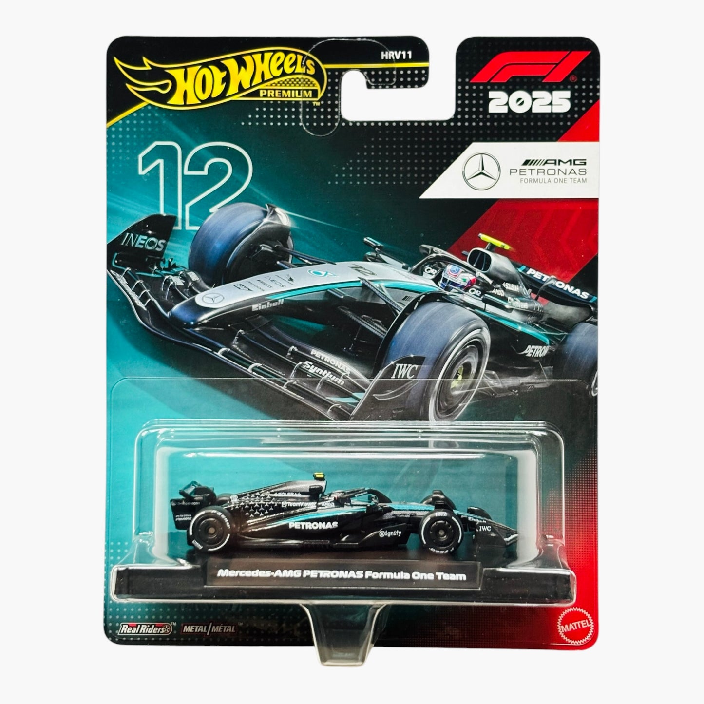 Hot Wheels Premium F1 - Mercedes-AMG Petronas Formula one team - (#12)