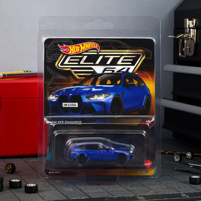 Hot Wheels Elite 64 BMW M3 Touring (Blue)