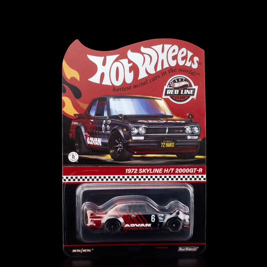 Hot Wheels RLC 1972 Nissan Skyline H/T 2000 GT-R Hakosuka Advan 1:64 | RLC Exclusive