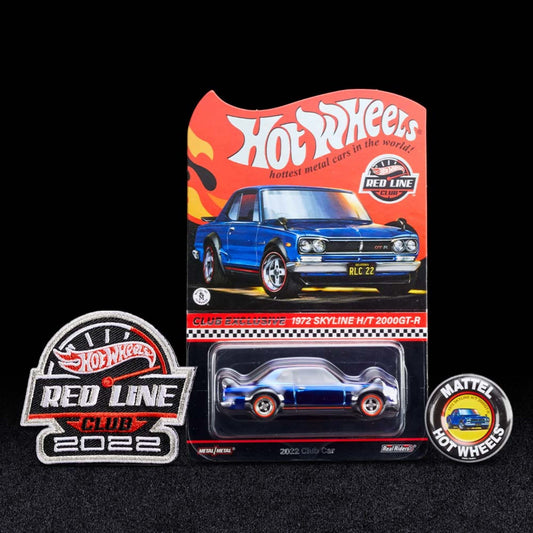 Hot Wheels RLC 1972 Nissan Skyline H/T 2000 GT-R Hakosuka Blue with Pin 1:64 | RLC Exclusive