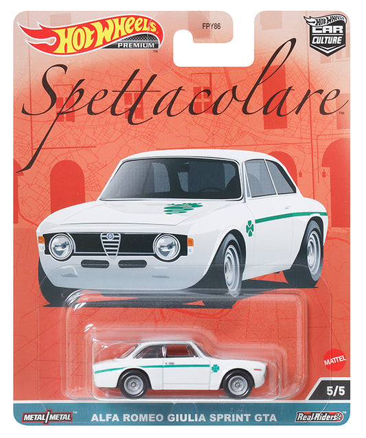 Hot Wheels Premium Spettacolare Alfa Romeo Giulia Sprint GTA