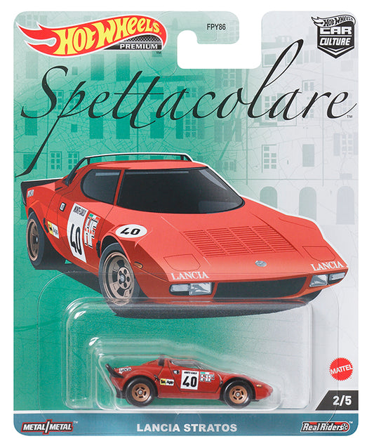 Hot Wheels Premium Spettacolare Lancia Stratos