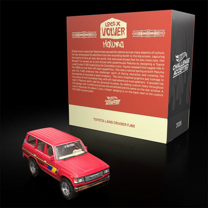 [Pre-Order Advance]: Hot Wheels x Maluma x Toyota Land Cruiser FJ60