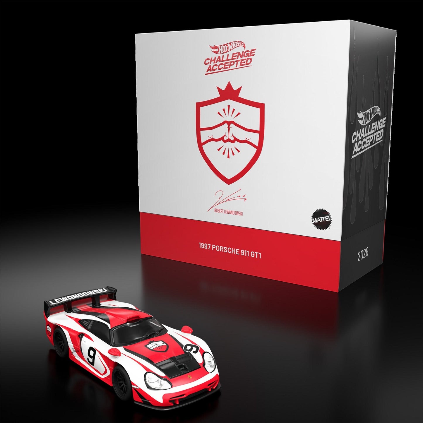 [Pre Order - Advance]: Hot Wheels x Robert Lewandowski x 1997 Porsche 911 GT1