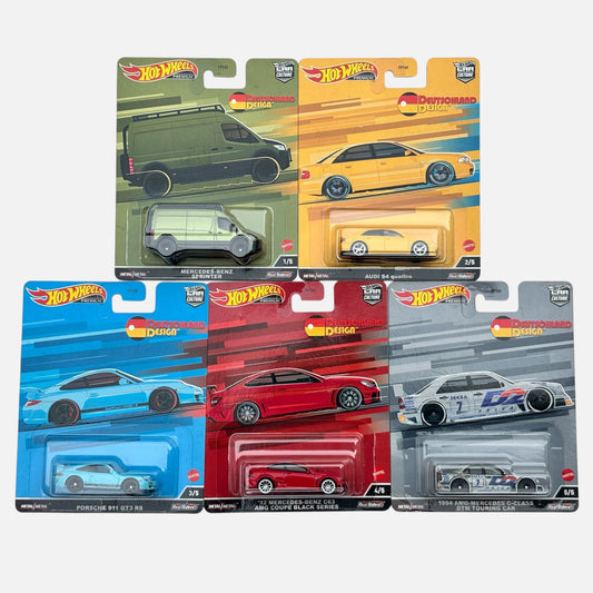 Hot Wheels Premium Deutschland Design 2021 set of 5