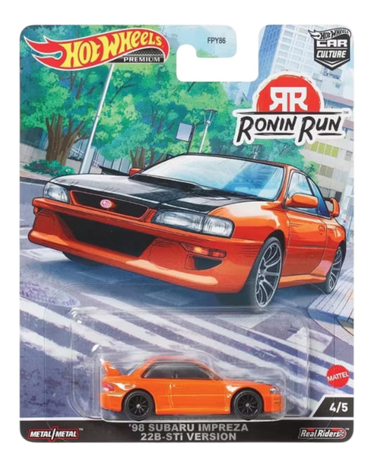 Hot Wheels Premium Ronin Run ‘98 Subaru Imprezza 22b-STi version