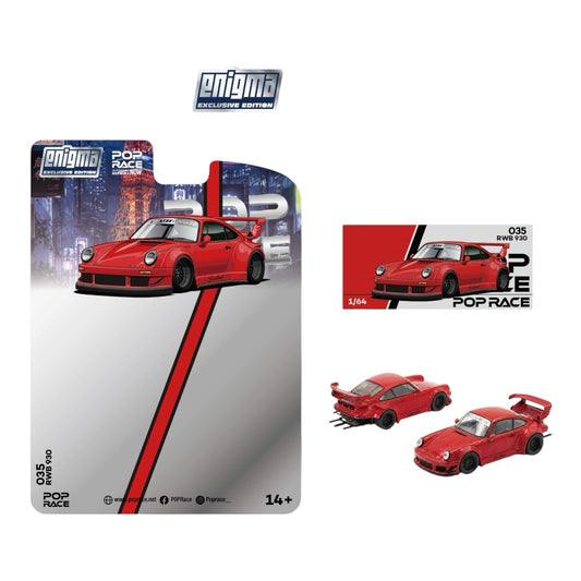 [Pre-Order Advance]: Pop Race x ENIGMA RWB Porsche 930 Red