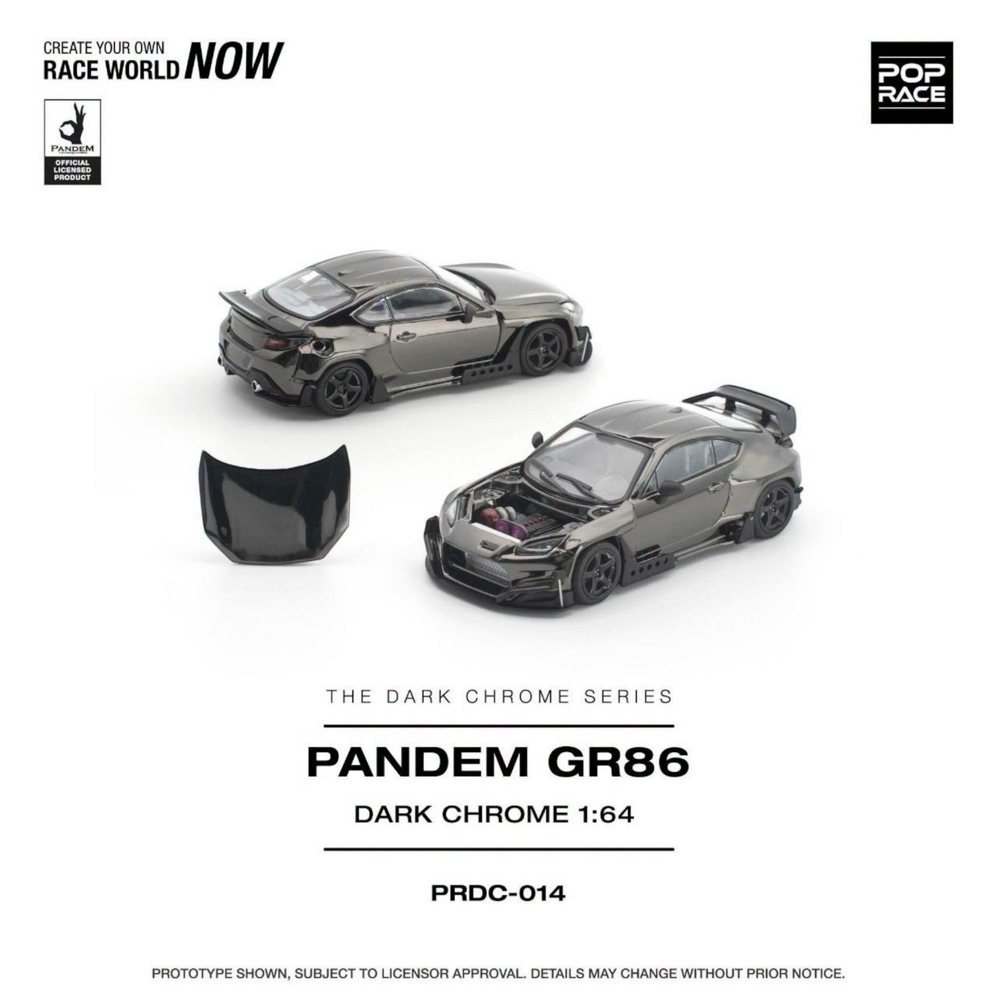 [Pre-Order Advance]: PRDC014 PANDEM GR 86 DARK CHROME