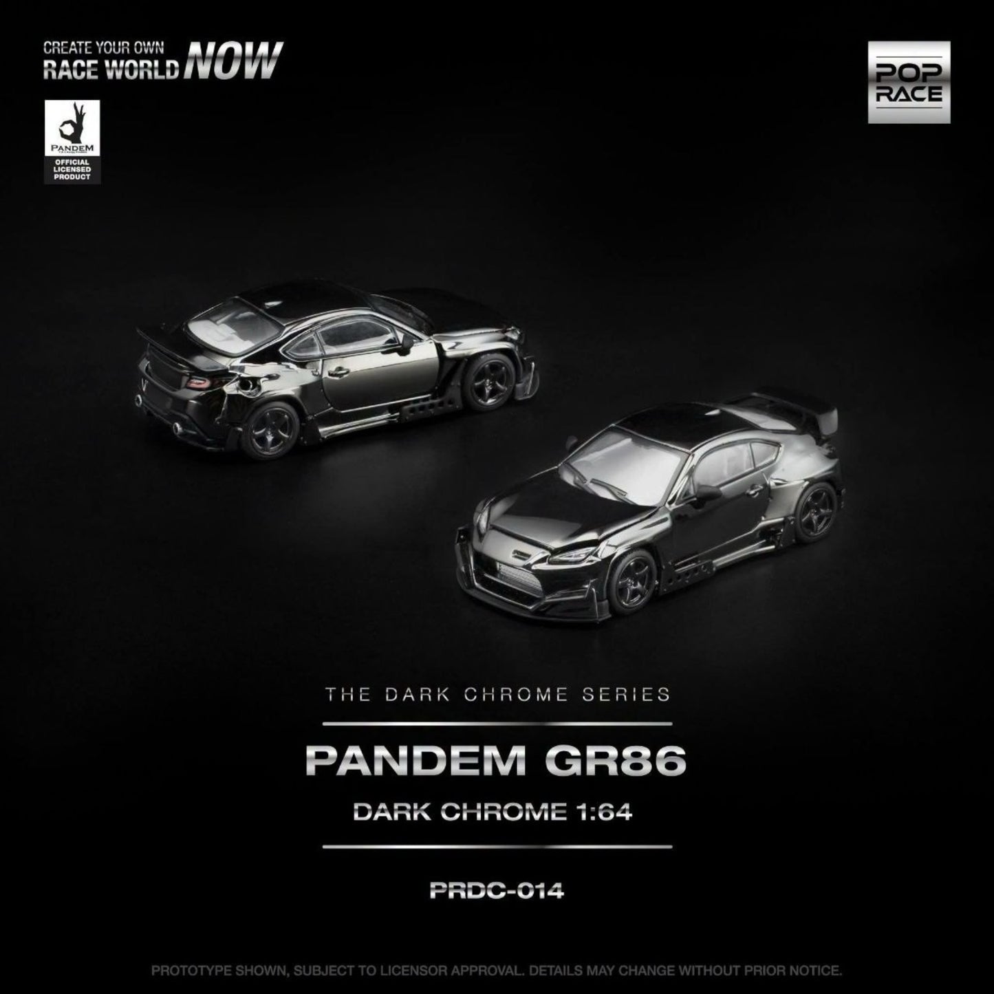 [Pre-Order Advance]: PRDC014 PANDEM GR 86 DARK CHROME