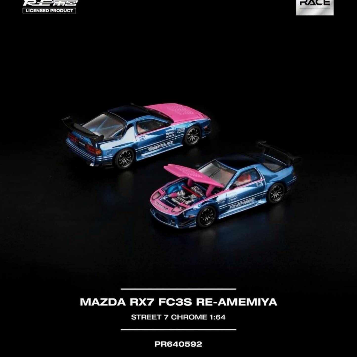 [Pre-Order Advance]: PR640592 MAZDA RX7 (FC3S) RE-AMEMIYA STREET7 CHROME