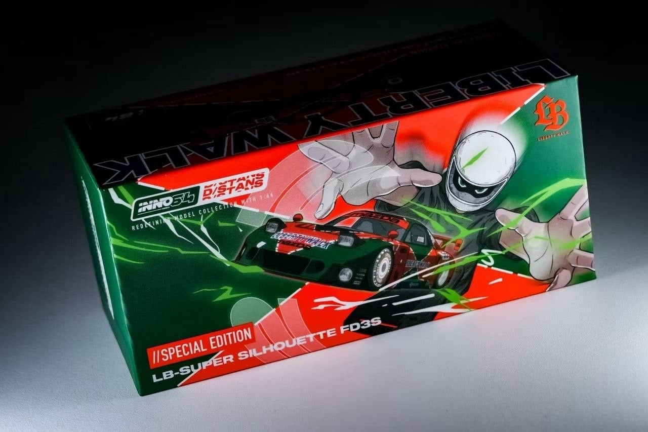 [Pre-Order Advance]: INNO64 x D/STANS LB-SUPER SILHOUETTE Mazda RX-7 FD3S