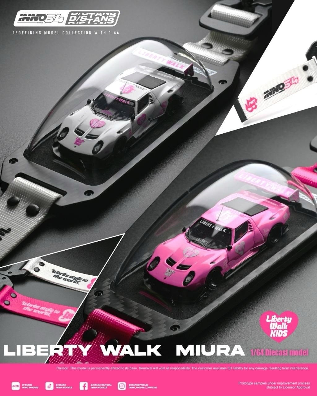 [Pre-Order Advance]: INNO64 x D/STANS LB-Silhouette WORKS Miura GT (Chance of Chase)