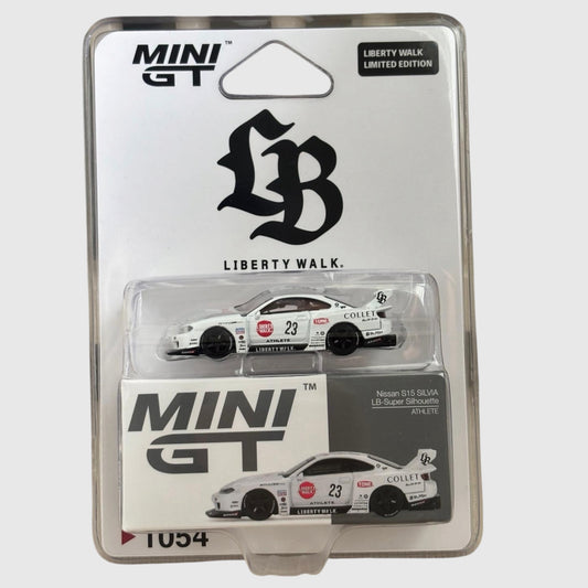 [Blister] [LibertyWalk Exclusive]  Mini GT Nissan S15 Silvia | LB Super Silhouette | Athlete #1054