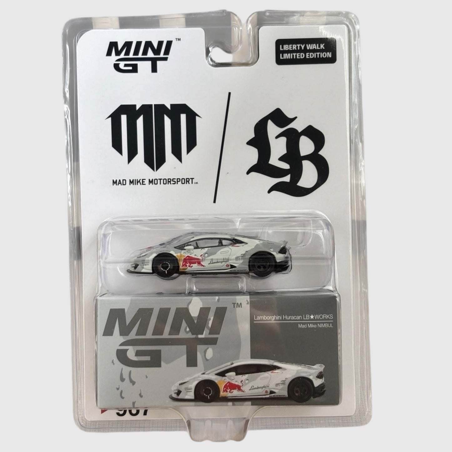 [Blister] [LibertyWalk Exclusive] Mini GT Lamborghini Huracan LB Works | Mad Mike NIMBUL #967