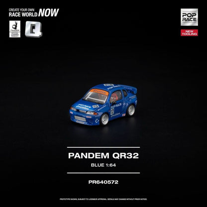 [Pre-Order]: POP RACE PR640572 PANDEM QR32 BLUE (NEW TOOLING)