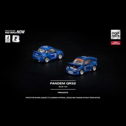 [Pre-Order]: POP RACE PR640572 PANDEM QR32 BLUE (NEW TOOLING)